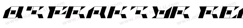 QTFraktur Regular字体转换